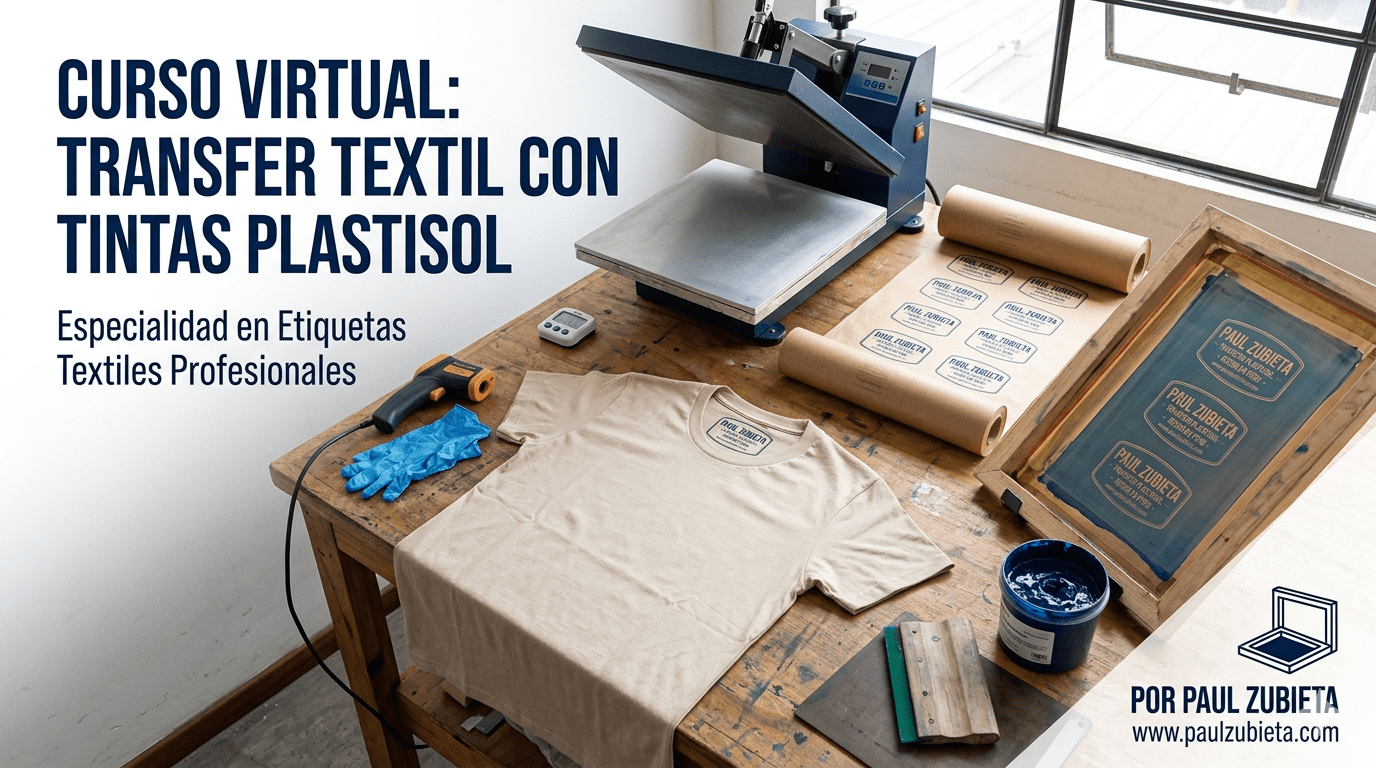 Curso virtual: Transfer textil con tintas plastisol Curso virtual: Transfer textil con tintas plastisol